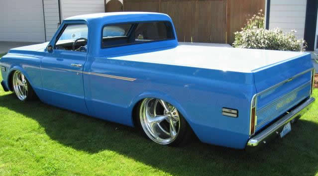 1972 Chevy Cheyenne SWB Show Truck Rear End