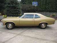 1970 Gold Chevy Nova